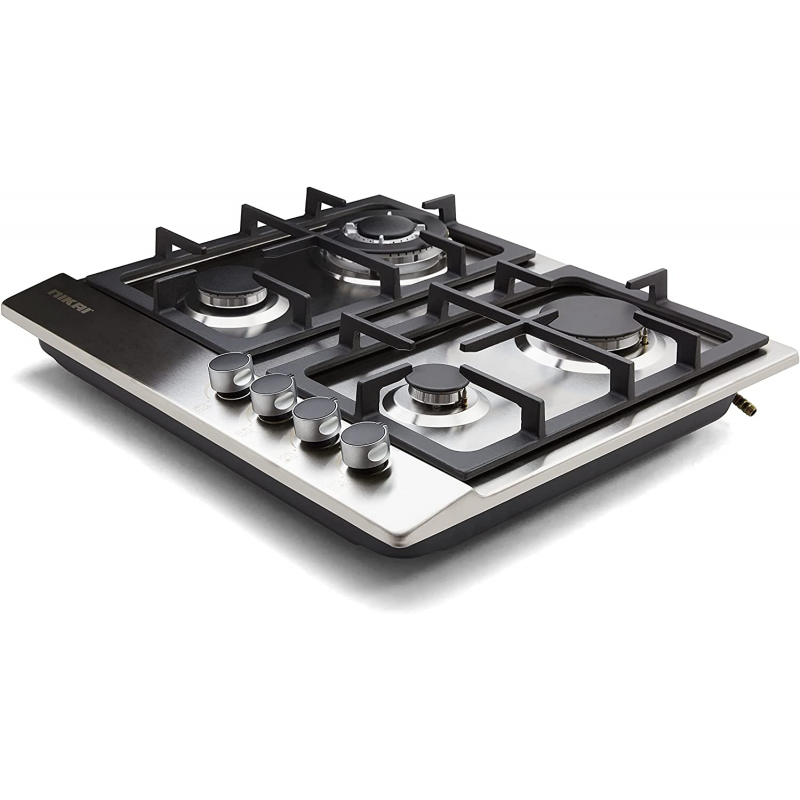 Nikai Gas Cooker 5 Burner Steel Built In Hob 800X500X120 Ngh5005N Stainless Steel Auto Ignition System With Cast Iron Pan Support Straight Flame 2 Nikai Gas Cooker 5 Burner Steel Built In Hob 800X500X120 Ngh5005N Stainless Steel Auto Ignition System With Cast Iron Pan Support Straight Flame