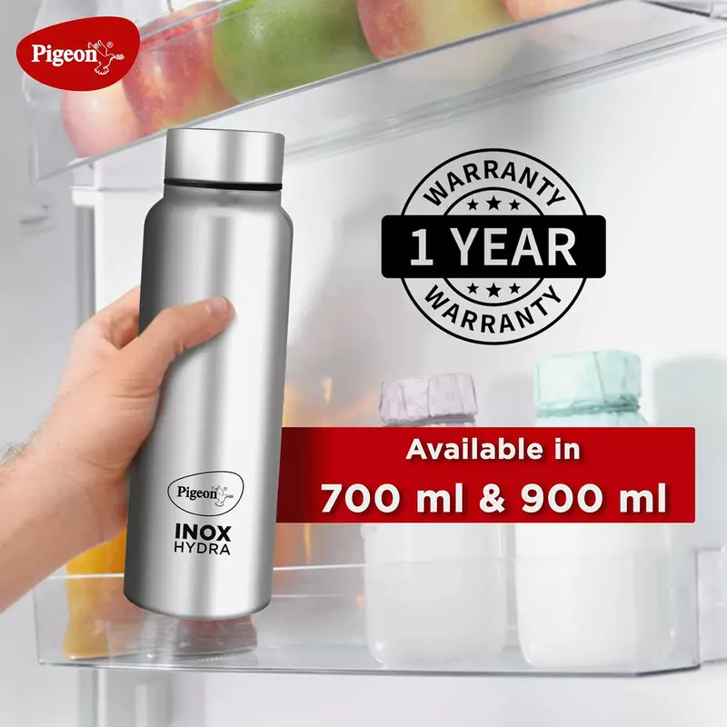 Pigeon Inox Hydra Plus Water Bottle 900Ml – Bpa-Free, Leak-Proof Stainless Steel Bottle For Daily Use 19004305 5 Pigeon Inox Hydra Plus Water Bottle 900Ml – Bpa-Free, Leak-Proof Stainless Steel Bottle For Daily Use 19004305