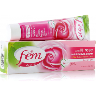 Dabur Fem Hair Removal Cream for Normal & Dry Skin 120g Rose - Set of 3 Pcs