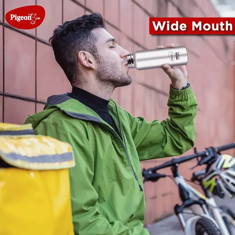 Pigeon Inox Hydra Plus Water Bottle 900Ml – Bpa-Free, Leak-Proof Stainless Steel Bottle For Daily Use 19004305 4 Pigeon Inox Hydra Plus Water Bottle 900Ml – Bpa-Free, Leak-Proof Stainless Steel Bottle For Daily Use 19004305