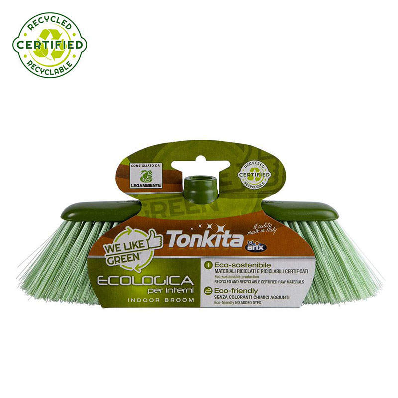 Tonkita Eco Green Indoor Broom + Handle Tk670 Pack Of 3 2 Tonkita Eco Green Indoor Broom + Handle Tk670 Pack Of 3