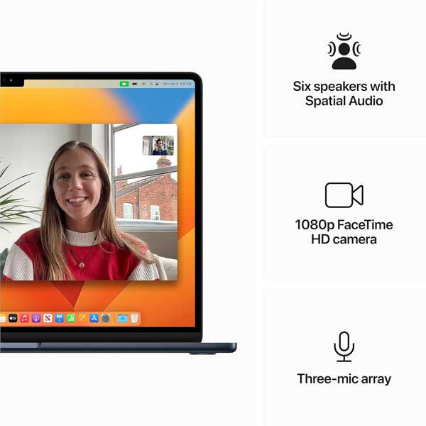 Apple 2023 Macbook Air M2 Chip, 15.3&Quot;, 8Gb Ram, 512Gb Ssd, 1080P Facetime Hd, Touch Id 4 Apple 2023 Macbook Air M2 Chip, 15.3&Quot;, 8Gb Ram, 512Gb Ssd, 1080P Facetime Hd, Touch Id