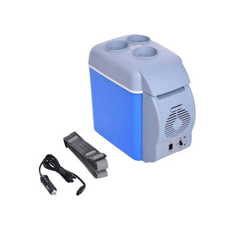 Electric Cooler And Warmer Dual Use Car Refrigerator Portable Mini Fridge 12V Dc Power Supply, 7.5 Liter / 12 Cans 1 Electric Cooler And Warmer Dual Use Car Refrigerator Portable Mini Fridge 12V Dc Power Supply, 7.5 Liter / 12 Cans