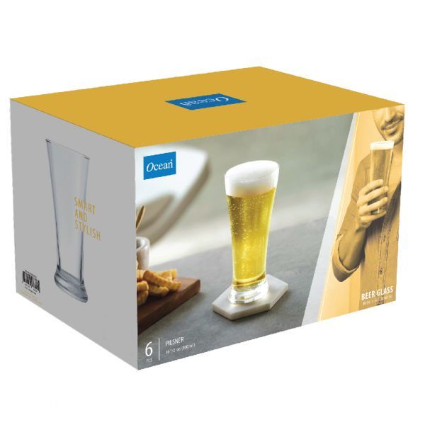 Ocean Glass 6Pcs Pilsner 300Ml 3B0091006G0005 3 Ocean Glass 6Pcs Pilsner 300Ml 3B0091006G0005