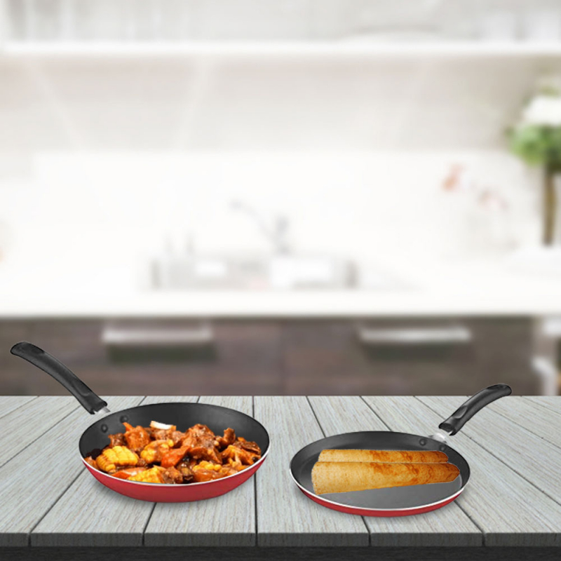 Pigeon Tawa 27Cm Nonstick Flat 280 Cool Touch Handle Sap 152 - 3 Layer Anti Peeling Food Safe Nonstick Coating Extra Thick Layer 3 Pigeon Tawa 27Cm Nonstick Flat 280 Cool Touch Handle Sap 152 - 3 Layer Anti Peeling Food Safe Nonstick Coating Extra Thick Layer