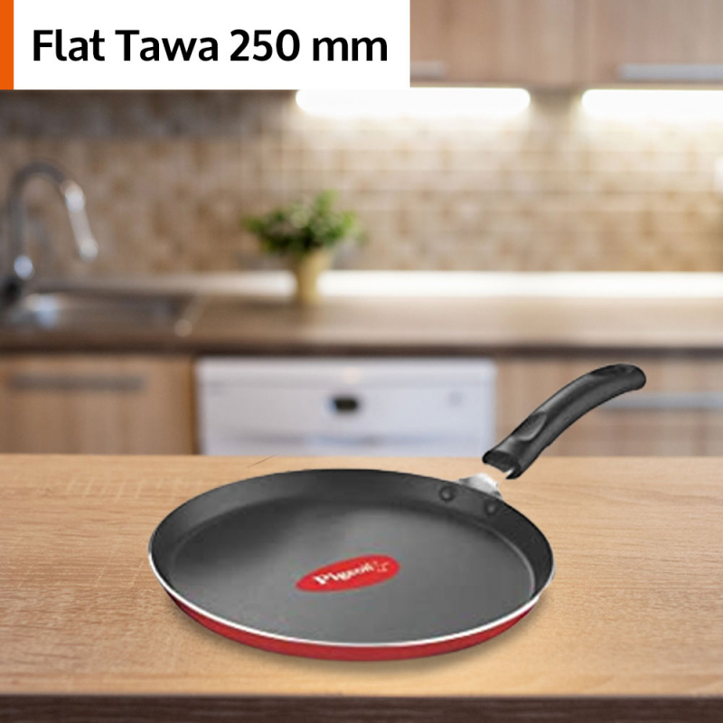 Pigeon Tawa 27Cm Nonstick Flat 280 Cool Touch Handle Sap 152 - 3 Layer Anti Peeling Food Safe Nonstick Coating Extra Thick Layer 4 Pigeon Tawa 27Cm Nonstick Flat 280 Cool Touch Handle Sap 152 - 3 Layer Anti Peeling Food Safe Nonstick Coating Extra Thick Layer