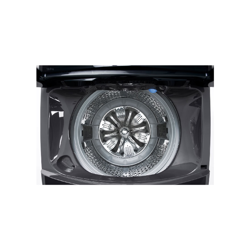 Lg 19Kg Top Load Washing Machine: 6 Motion Dd, Inverter Direct Drive, Steam Functionality, Smart Diagnosis, Middle Black Lcd Display T19H3Sdht2