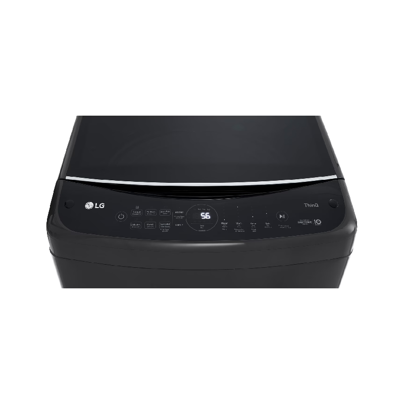 Lg 19Kg Top Load Washing Machine: 6 Motion Dd, Inverter Direct Drive, Steam Functionality, Smart Diagnosis, Middle Black Lcd Display T19H3Sdht2