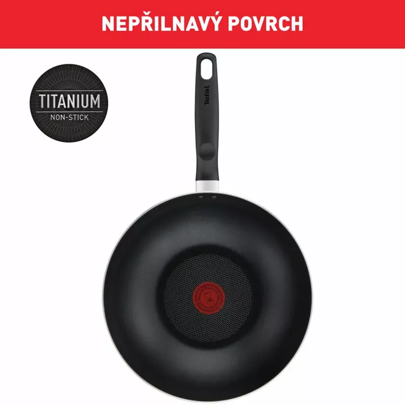 Tefal Super Cook Wokpan 28Cm Non Electric B4591684 Aluminium Material Heat Indicator Thermo Signal Powerglide Coating 8 Tefal Super Cook Wokpan 28Cm Non Electric B4591684 Aluminium Material Heat Indicator Thermo Signal Powerglide Coating