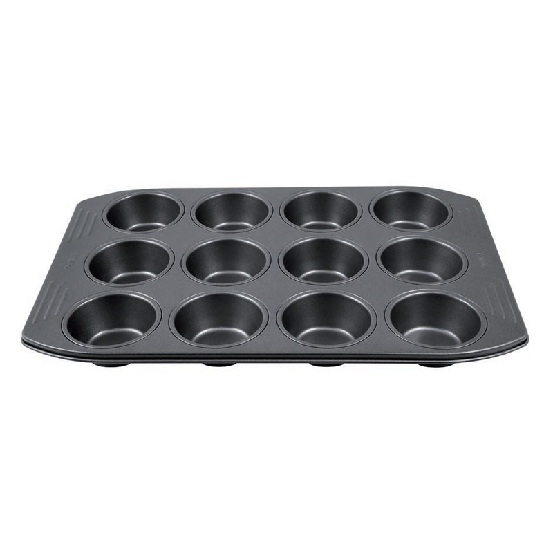 Tefal Easy Grip Baking Tray 12 Holes Nonstick Coating J1625745 Carbon Steel Material Large Handles Easy Release Dishwasher Safe 1 Tefal Easy Grip Baking Tray 12 Holes Nonstick Coating J1625745 Carbon Steel Material Large Handles Easy Release Dishwasher Safe