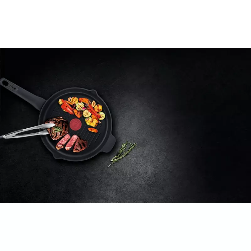 Tefal Unlimited Frypan Grill 26Cm Nonstick Induction E2294074 Aluminium Material Heat Indicator Thermo Signal Titanium Coating Made In France 10 Tefal Unlimited Frypan Grill 26Cm Nonstick Induction E2294074 Aluminium Material Heat Indicator Thermo Signal Titanium Coating Made In France