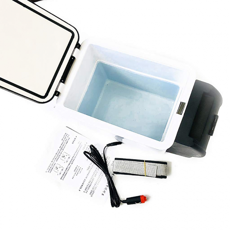 Electric Cooler And Warmer Dual Use Car Refrigerator Portable Mini Fridge 12V Dc Power Supply, 7.5 Liter / 12 Cans 7 Electric Cooler And Warmer Dual Use Car Refrigerator Portable Mini Fridge 12V Dc Power Supply, 7.5 Liter / 12 Cans