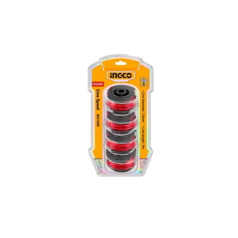 Ingco 4Pcs Line Spool 1.6Mm X 5M Als1602 1 Ingco 4Pcs Line Spool 1.6Mm X 5M Als1602