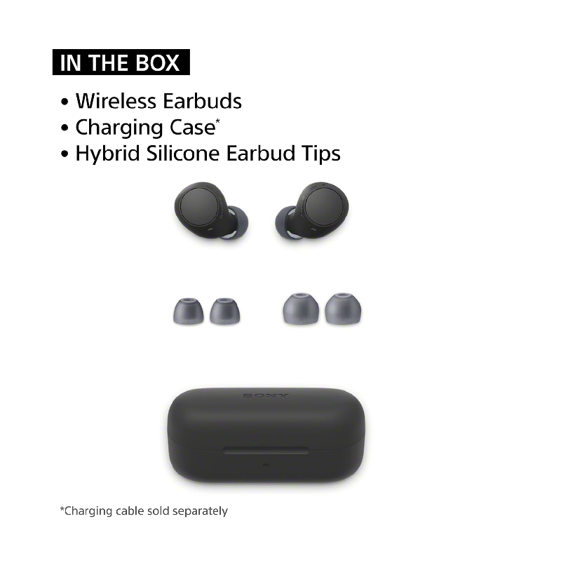 Sony Wireless Bluetooth Earbuds With Mic, Noise Cancelling, 10 Hours Playback, Quick Charge, Ipx4 Rating Wf-C510 5 Sony Wireless Bluetooth Earbuds With Mic, Noise Cancelling, 10 Hours Playback, Quick Charge, Ipx4 Rating Wf-C510