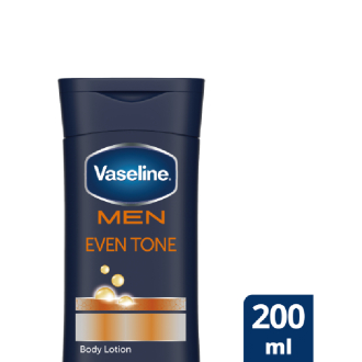 Vaseline Men SPF10 Body Lotion Even Tone 200ml - Set of 3 Pcs