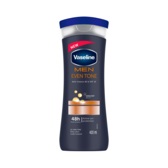 Vaseline Men SPF10 Body Lotion Even Tone 400ml - Set of 3 Pcs