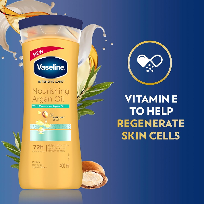 Vaseline Nourishing Body Lotion Argan Oil 400Ml (Pack Of 3Pcs) 5 Vaseline Nourishing Body Lotion Argan Oil 400Ml (Pack Of 3Pcs)