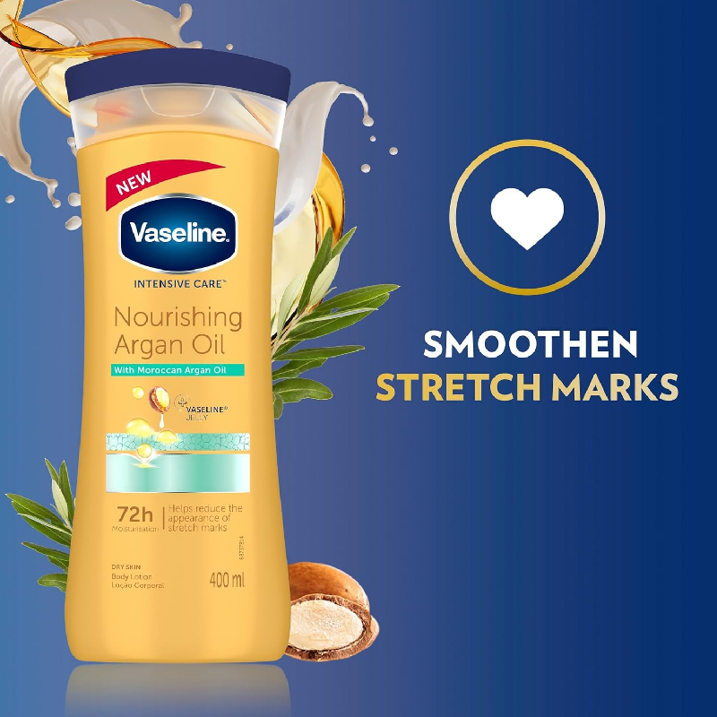 Vaseline Nourishing Body Lotion Argan Oil 400Ml (Pack Of 3Pcs) 4 Vaseline Nourishing Body Lotion Argan Oil 400Ml (Pack Of 3Pcs)