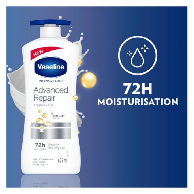Vaseline Body Lotion Derma Care Advanced Repair 625Ml - Set Of 3 Pcs 5 Vaseline Body Lotion Derma Care Advanced Repair 625Ml - Set Of 3 Pcs