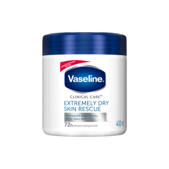 Vaseline Moisturizing Body Cream Extremely Dry Skin Rescue 400ml (Pack of 3pcs)