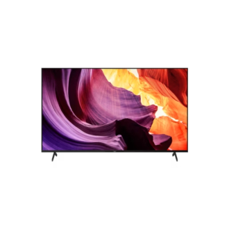 Sony Bravia 65" LED 4K Ultra HD Smart Google TV with 4K X1 HDR, Motion Flow XR, TRILUMINOS PRO Display, Chromecast, Bass Reflex Speaker Black KD-65X80K