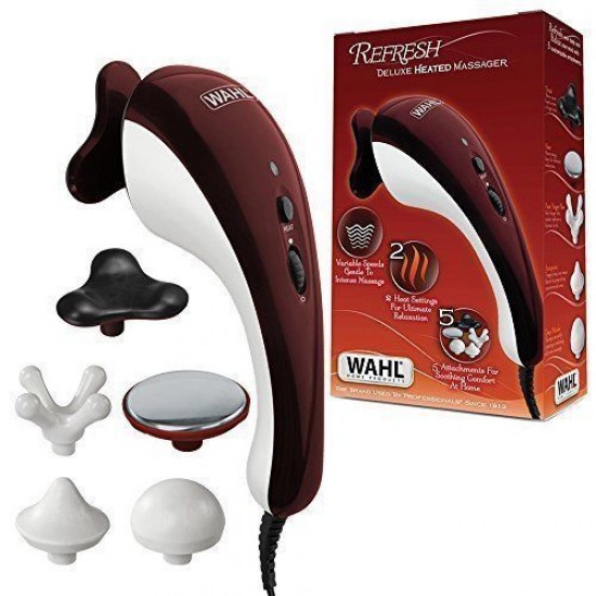 Wahl Deluxe Heat Massager With 5 Attachments 04295-027 3 Wahl Deluxe Heat Massager With 5 Attachments 04295-027