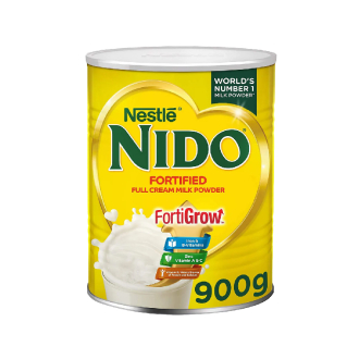 Nestle Nido Fortified Instant Milk Powder, Full Cream 900g (Pack of 6pcs)