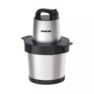 Nikai Chopper 6L Steel Bowl 800W NC994A Stainless Steel Blades 2 Speed With Pulse And Safety Switch
