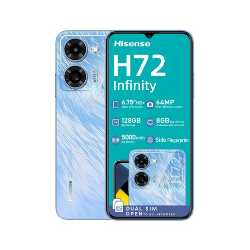 Hisense Mobile Phone Infinity E72, 8Gb Ram / 128Gb Rom, 6.75″ Inch, 64Mp Camera, 5000Mah Battery Storage 1 Hisense Mobile Phone Infinity E72, 8Gb Ram / 128Gb Rom, 6.75″ Inch, 64Mp Camera, 5000Mah Battery Storage