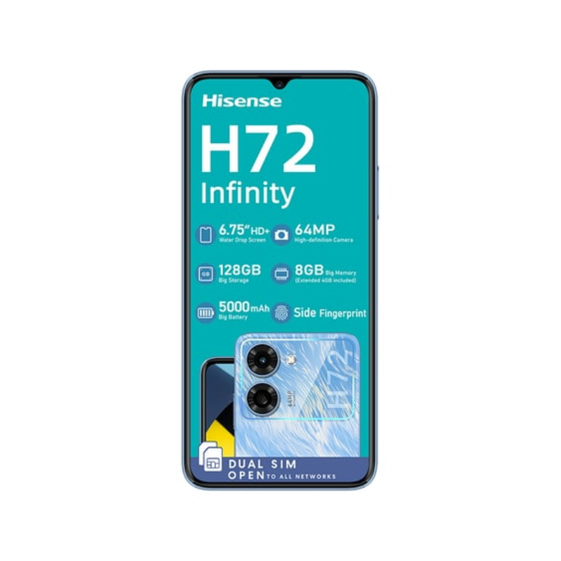 Hisense Mobile Phone Infinity E72, 8Gb Ram / 128Gb Rom, 6.75″ Inch, 64Mp Camera, 5000Mah Battery Storage 3 Hisense Mobile Phone Infinity E72, 8Gb Ram / 128Gb Rom, 6.75″ Inch, 64Mp Camera, 5000Mah Battery Storage