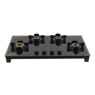 Pigeon 4-Burner Gas Cooker – Infinity Gold Glass Top 8mm Tempered with Titan Burners 19004327