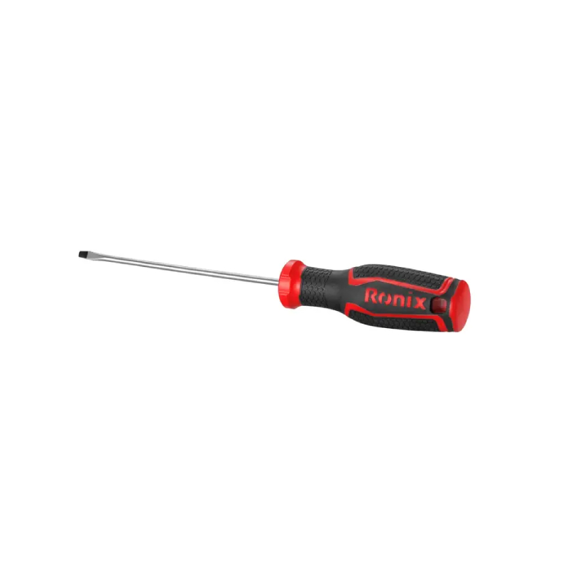 Ronix Slotted Screwdriver With Plastic Handle 3X100Mm-2Color Rh-2740 1 Ronix Slotted Screwdriver With Plastic Handle 3X100Mm-2Color Rh-2740