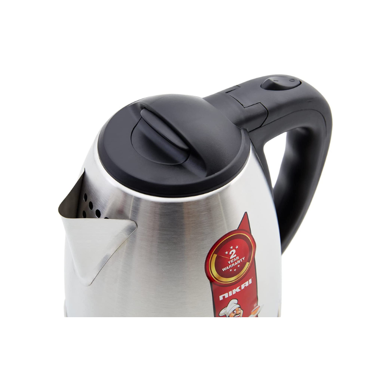 Nikai Jug Kettle 1.7L Steel With Cord Storage 2200W Nk420A Automatic Shut Off Boil Dry Protection With Indicator Stainless Steel Body 5 Nikai Jug Kettle 1.7L Steel With Cord Storage 2200W Nk420A Automatic Shut Off Boil Dry Protection With Indicator Stainless Steel Body
