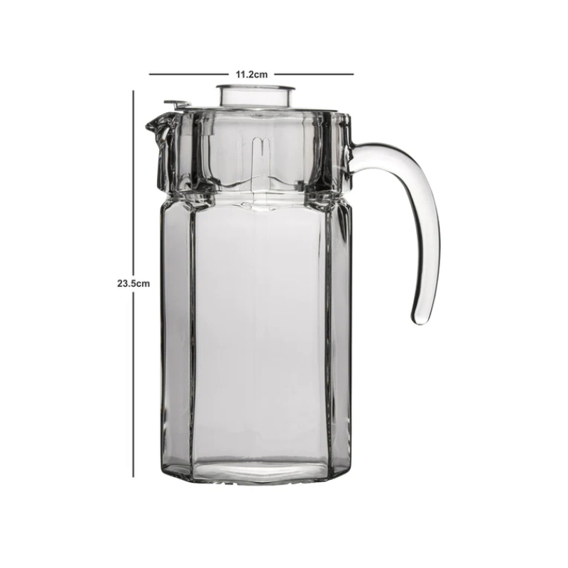 Luminarc Octime Jug 1.6L With Lid N1104 3 Luminarc Octime Jug 1.6L With Lid N1104