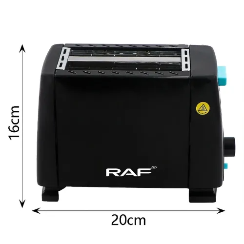Raf Toaster 2 Slice 650W, Double Sided Baking R.262 6 Raf Toaster 2 Slice 650W, Double Sided Baking R.262