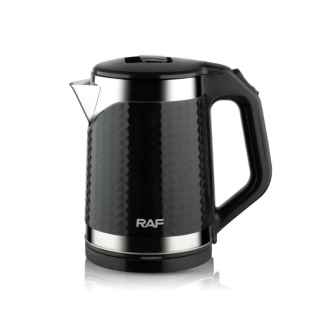 RAF Kettle 2L 2000W Stainless Steel, BPA Free Interior, 360 Swivel Base, LED Indicator Light R.7875