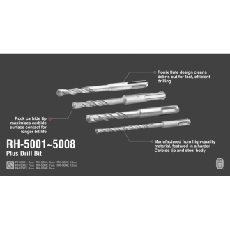 Ronix SDS Plus Drill Bit 10 x 160mm RH-5007
