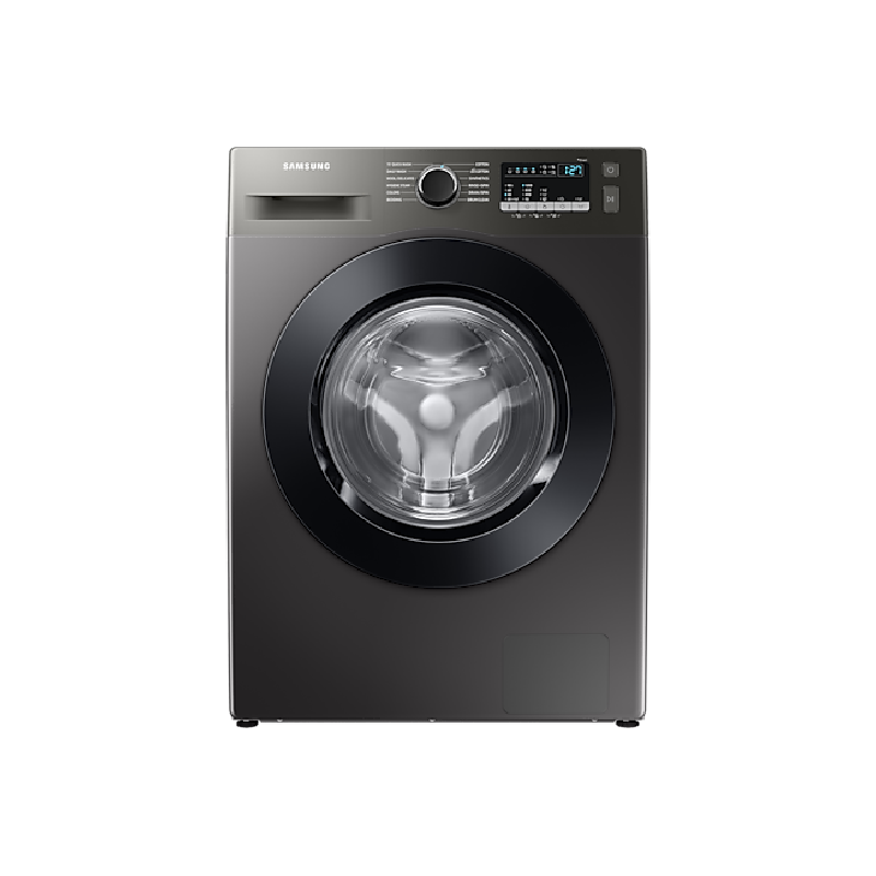 Samsung Washing Machine 7Kg Front Load, Digital Inverter Technology, Diiamond Drum, Quick Wash, Eco Bibble,  Energy Saving, Hygiene Steam, Silver Ww70T4020Cx/Nq