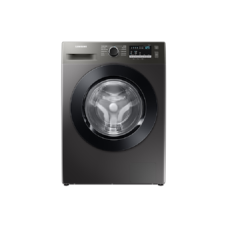 Samsung Washing Machine 7Kg Front Load, Digital Inverter Technology, Diiamond Drum, Quick Wash, Eco Bibble,  Energy Saving, Hygiene Steam, Silver Ww70T4020Cx/Nq