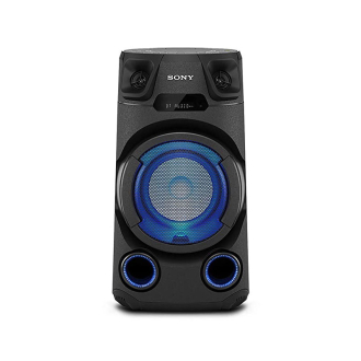 Sony High Power Party Speaker Audio System with Bluetooth Technology, Speaker Light, Two High Efficiency Tweeter, Jet Bass Booster Technology, Fiestable App, Multi Device Connection MHC-V13