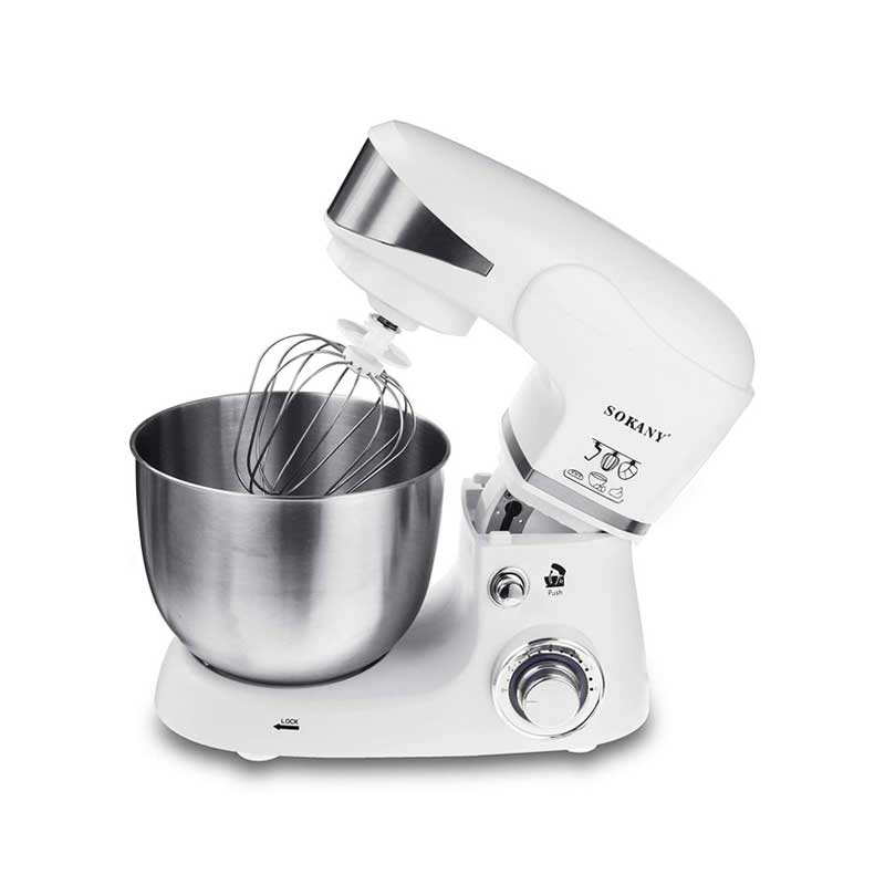 Sokany Electric Stand Mixer 1000W 5L 6 Speeds 3 Attachments 1 Sokany Electric Stand Mixer 1000W 5L 6 Speeds 3 Attachments