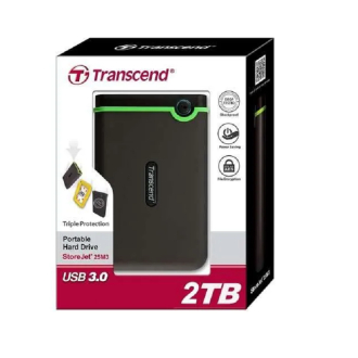 Transcend USB External Hard Drive 2TB 2.5" M3S TS2TSJ25M3S
