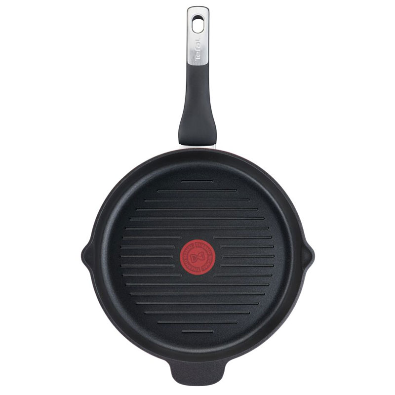 Tefal Unlimited Frypan Grill 26Cm Nonstick Induction E2294074 Aluminium Material Heat Indicator Thermo Signal Titanium Coating Made In France 3 Tefal Unlimited Frypan Grill 26Cm Nonstick Induction E2294074 Aluminium Material Heat Indicator Thermo Signal Titanium Coating Made In France
