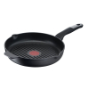 Tefal Unlimited Frypan Grill 26cm Nonstick Induction E2294074 aluminium material heat indicator thermo signal titanium coating made in france
