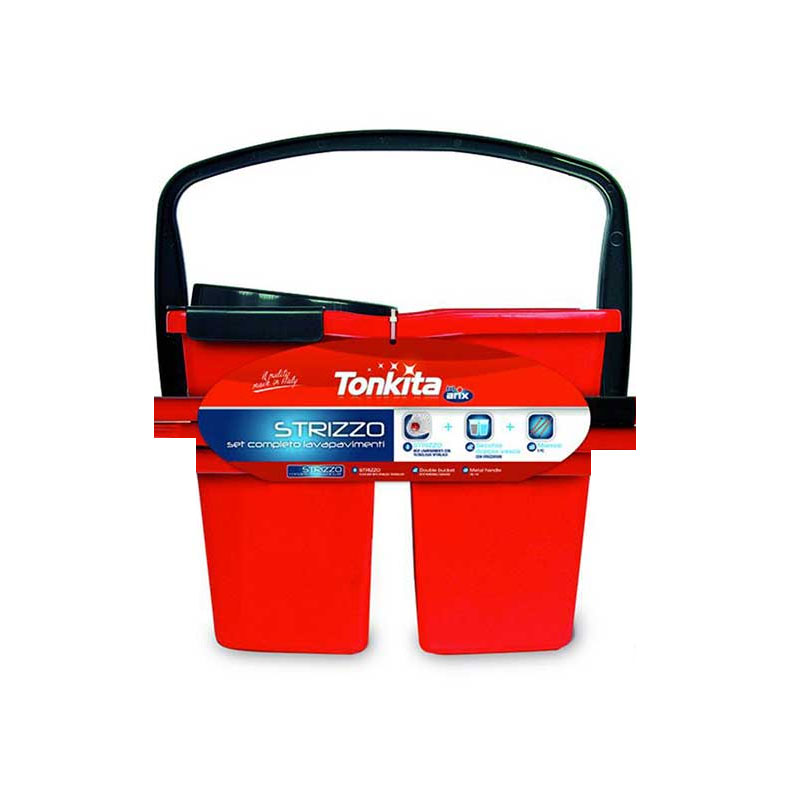 Tonkita Double Bucket With Wringer Tk7751 1 Tonkita Double Bucket With Wringer Tk7751