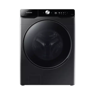 Samsung Washing Machine 21kg Dryer 12kg Digital Inverter, Front Load, Eco Bubble, AI Control, Auto Dispense, Hygiene Steam, VRT Plus, Black WD21T6300GV/NQ
