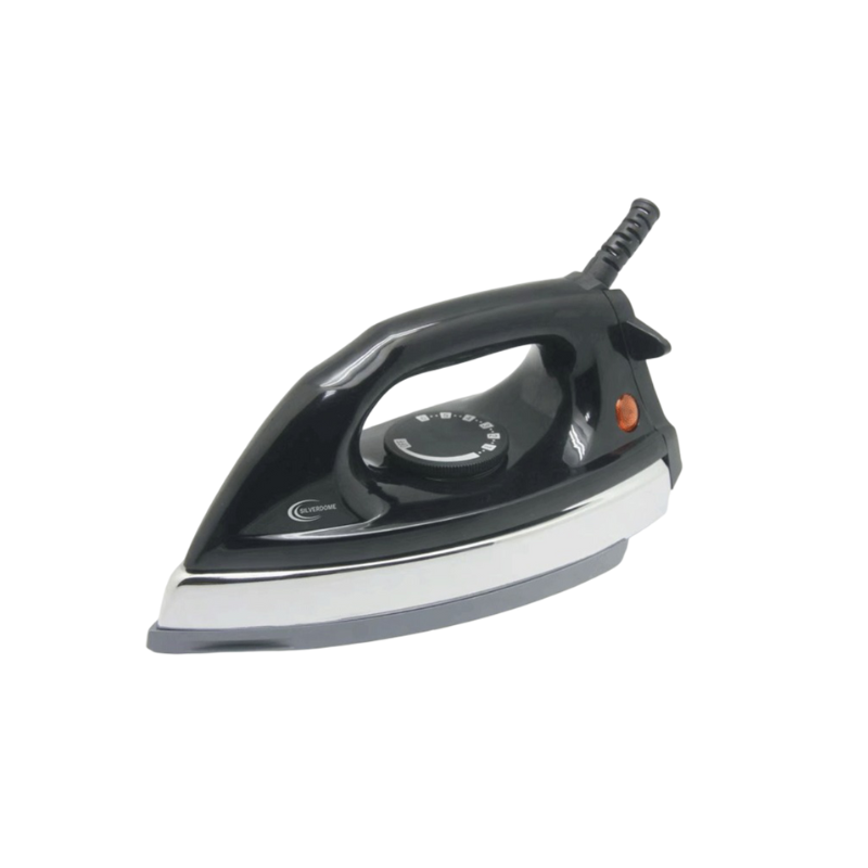 Silverdome Dry Iron With Ceramic Golden Soleplate Hic-121 1 Silverdome Dry Iron With Ceramic Golden Soleplate Hic-121