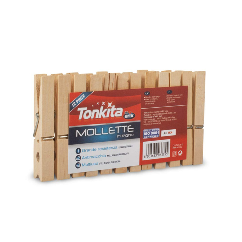 Tonkita Wooden Cloth Pegs Tk41 (Pack Of 20Pcs) 1 Tonkita Wooden Cloth Pegs Tk41 (Pack Of 20Pcs)