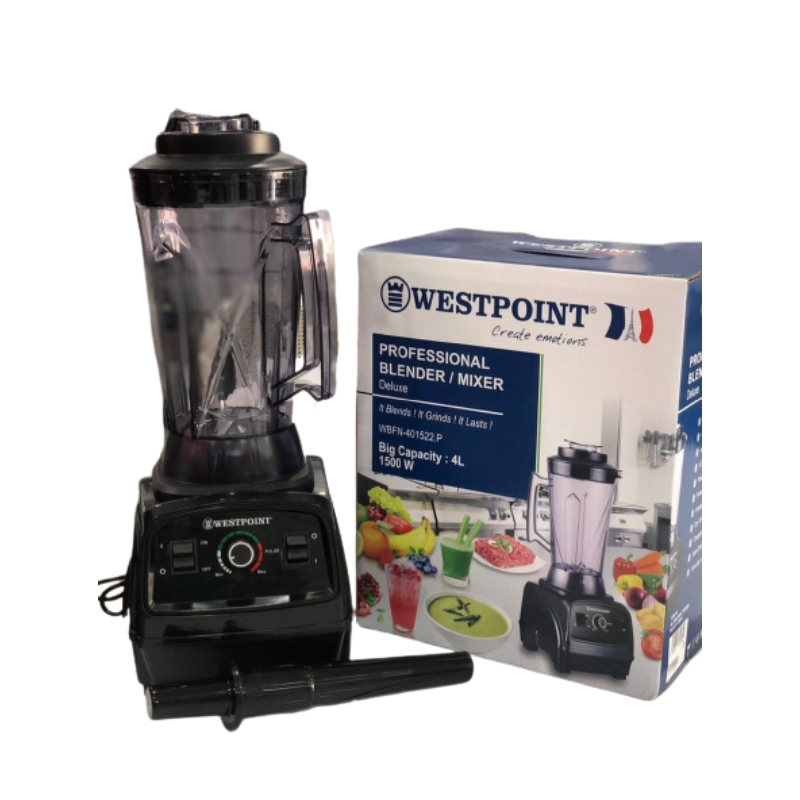 Westpoint Commercial Blender 4.0L 1500W Wbfn-401522.P 1 Westpoint Commercial Blender 4.0L 1500W Wbfn-401522.P