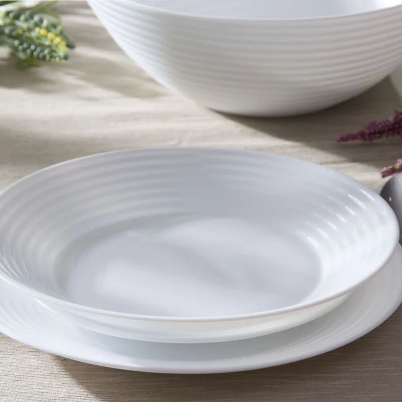 Luminarc Harena Soup Plate 23Cm 6Pcs White N5806 2 Luminarc Harena Soup Plate 23Cm 6Pcs White N5806